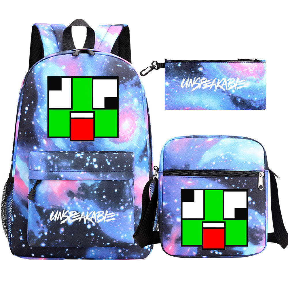 Unspeakable Game School Backpack Shoulder Bag Pencil Bags 3pcs Set