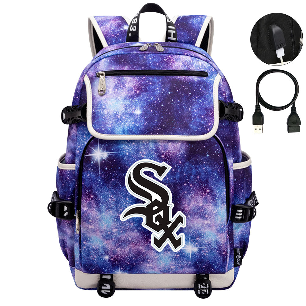 Chicago White Sox Backpack School Notebook Travel Bags