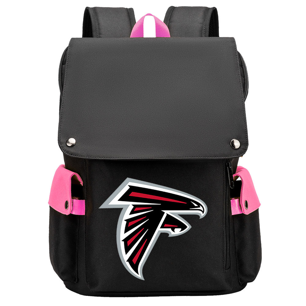 Atlanta Falcons Football Team Rugby Laptop Backpack Oxford School Bag