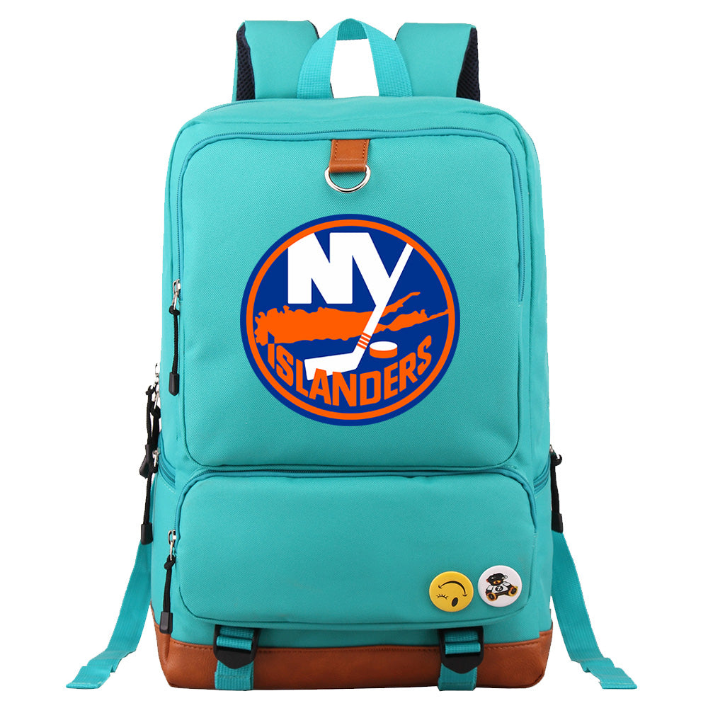 New York Islanders Hockey Team Proof Backpack NoteBook Laptop School Bag