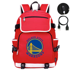 Golden State Warriors Backpack School Notebook Travel Bags