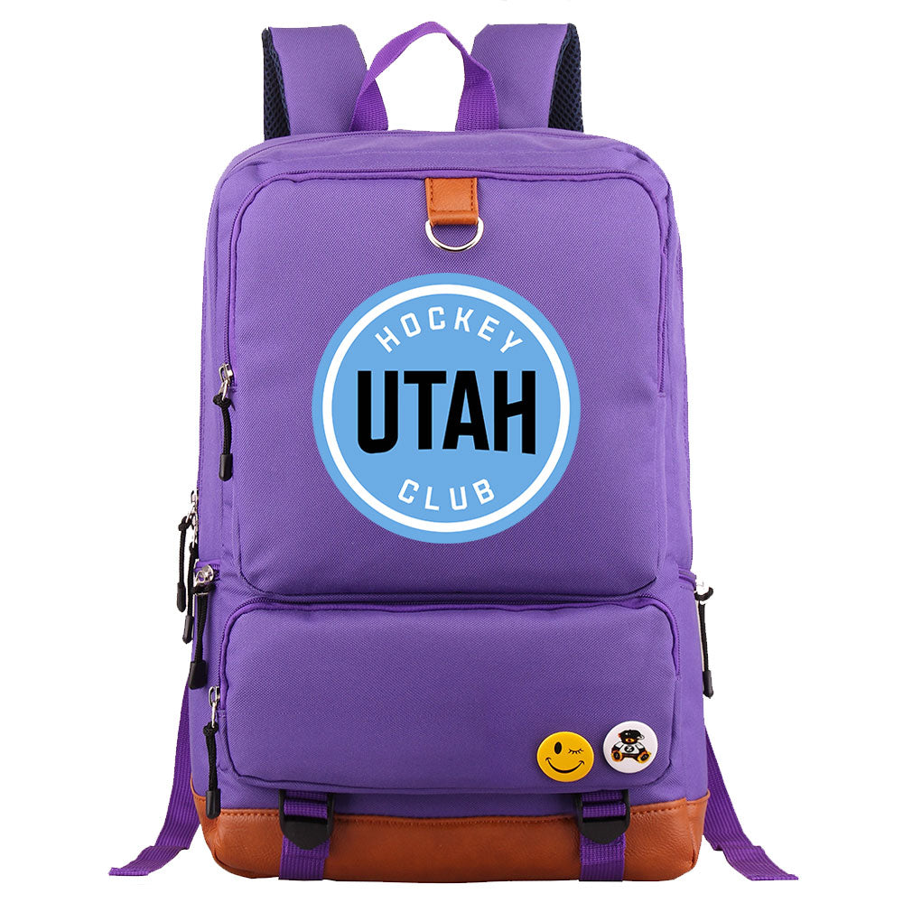 Utah Hockey Club Hockey Team Proof Backpack NoteBook Laptop School Bag