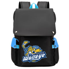 Toledo Walleye School Backpack Oxford Laptop Bag