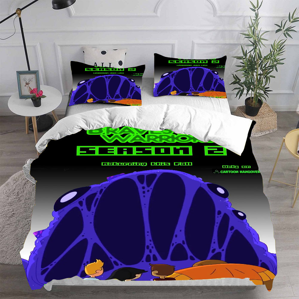 Bravest Warriors Cosplay Bedding Set Duvet Cover Pillowcases Halloween Home Decor