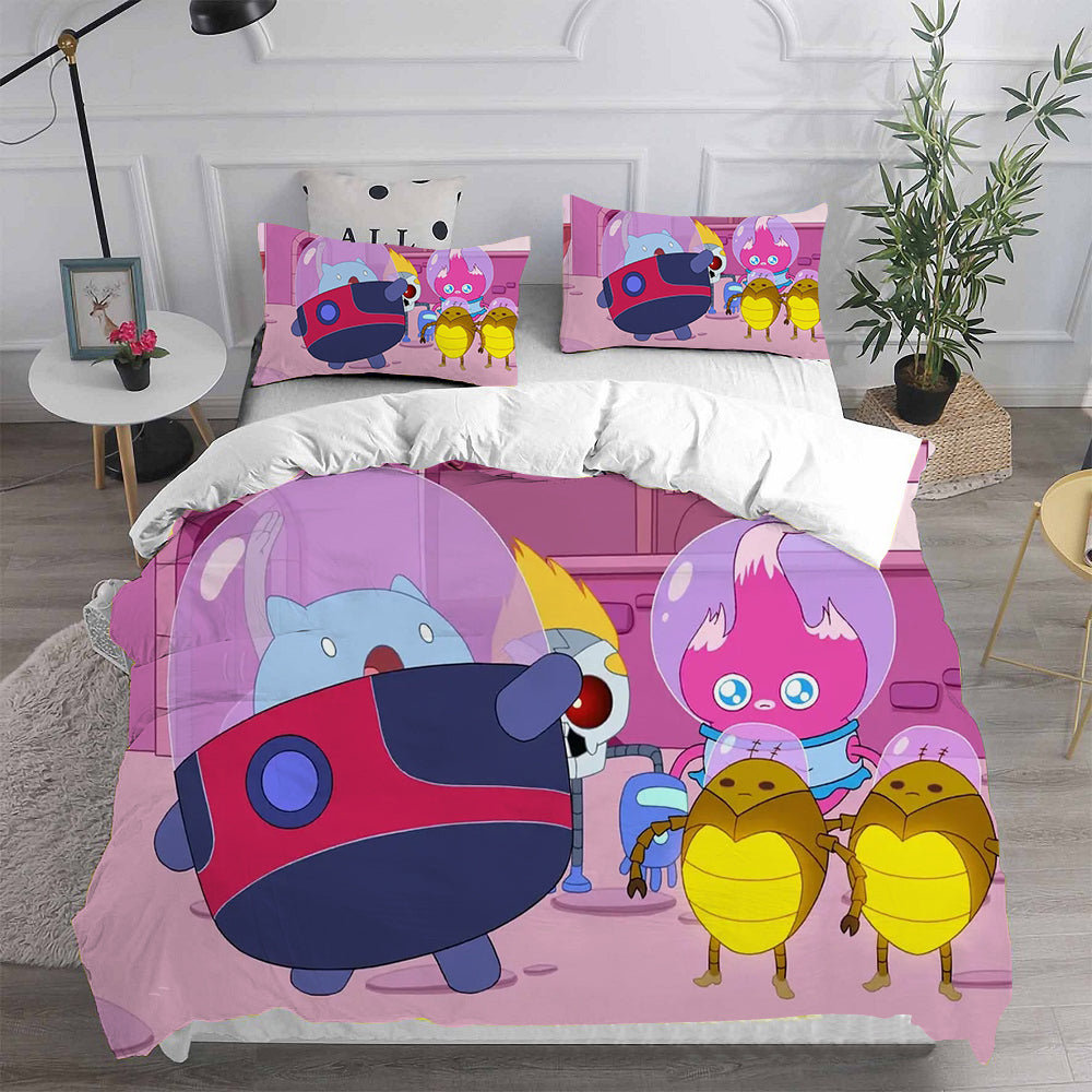 Bravest Warriors Cosplay Bedding Set Duvet Cover Pillowcases Halloween Home Decor