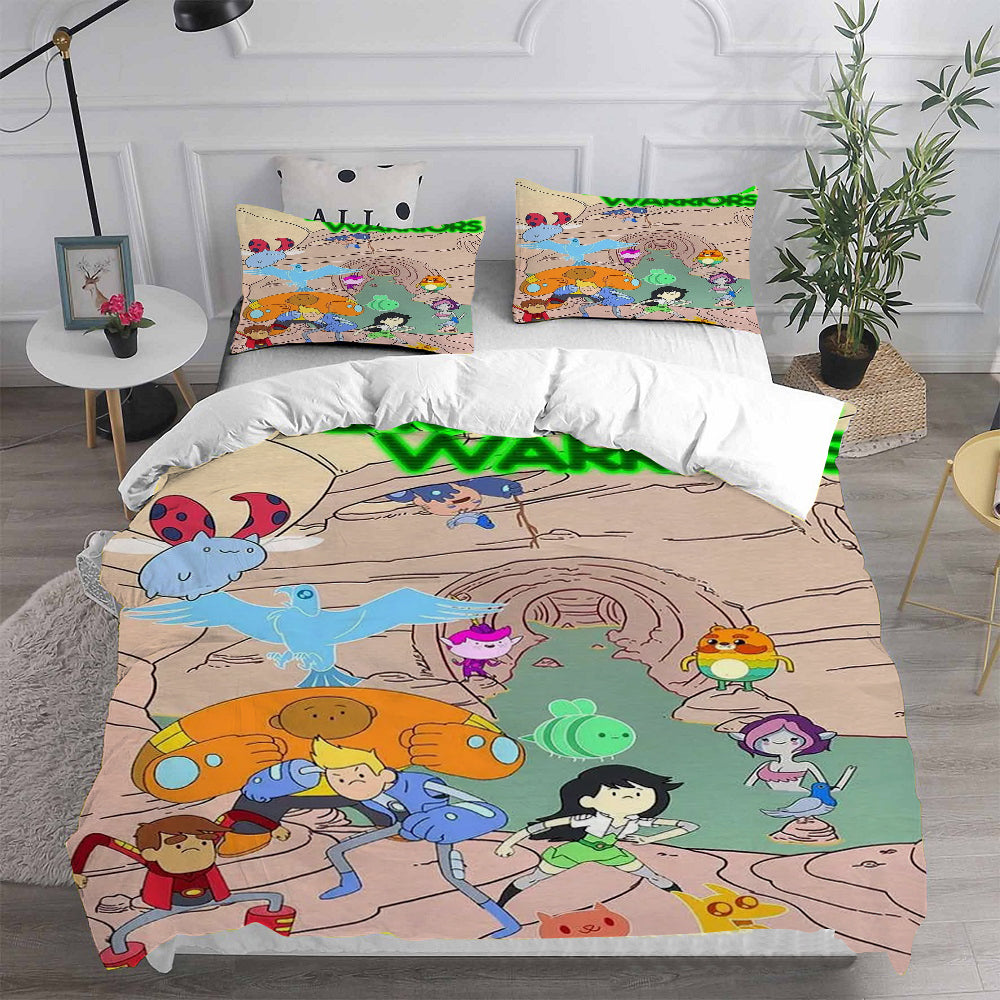 Bravest Warriors Cosplay Bedding Set Duvet Cover Pillowcases Halloween Home Decor