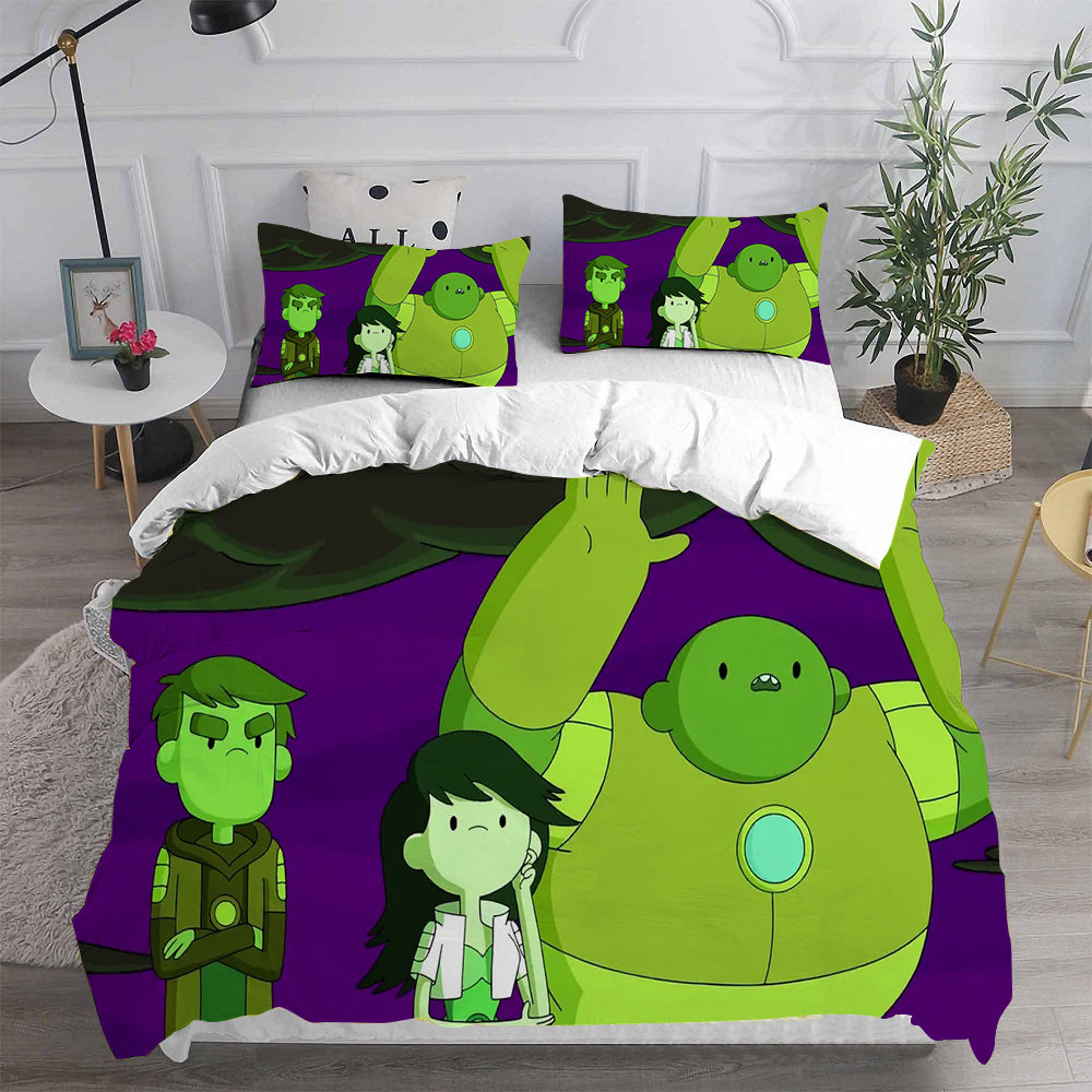 Bravest Warriors Cosplay Bedding Set Duvet Cover Pillowcases Halloween Home Decor