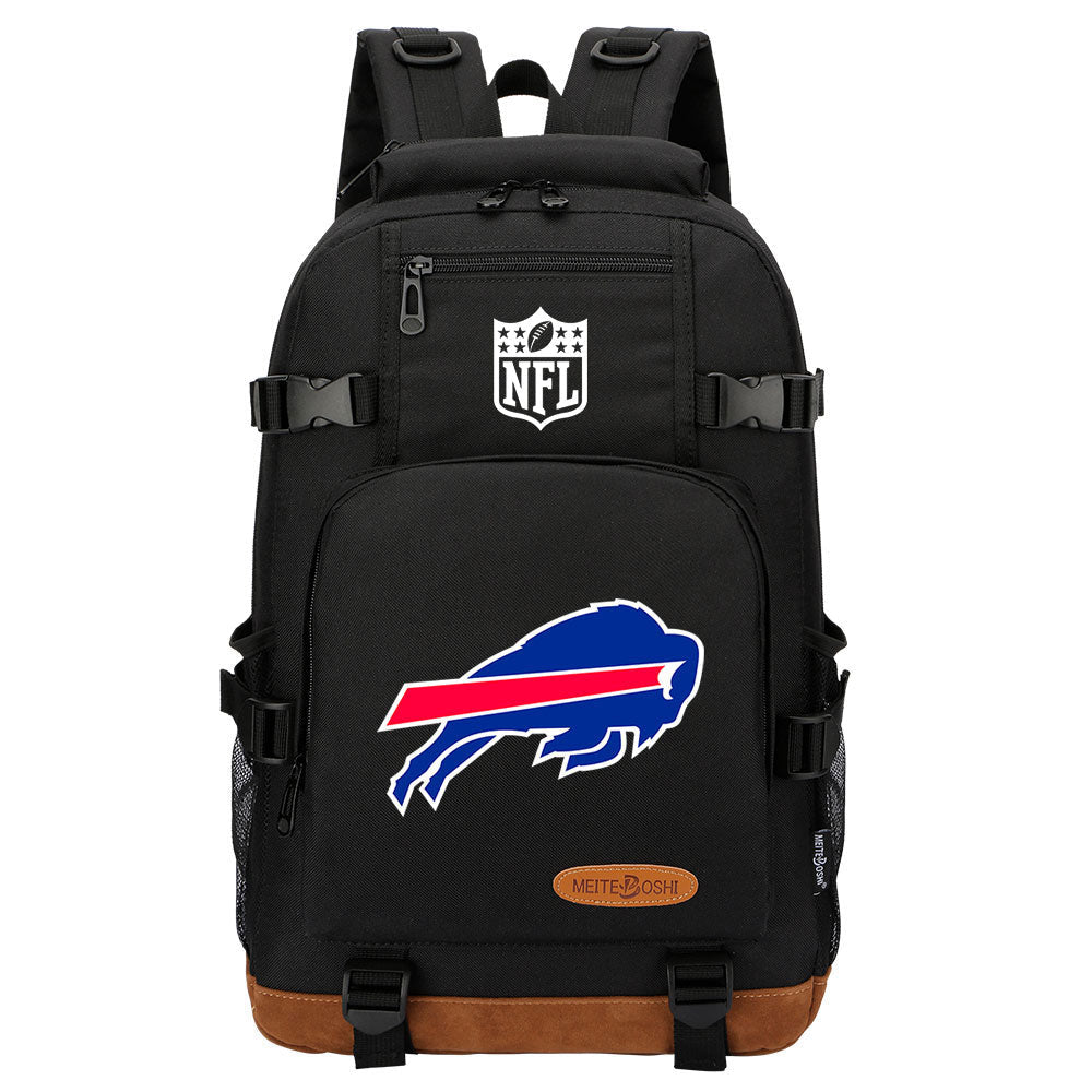 Buffalo Bills Football Team Rugby Waterproof Backpack School Notebook Travel Bag