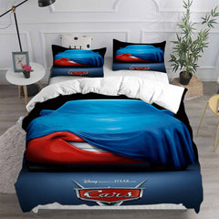 Cars Cosplay Bedding Set Duvet Cover Pillowcases Halloween Home Decor