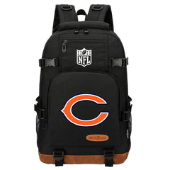 Chicago Bears Football Team Rugby Waterproof Backpack School Notebook Travel Bag
