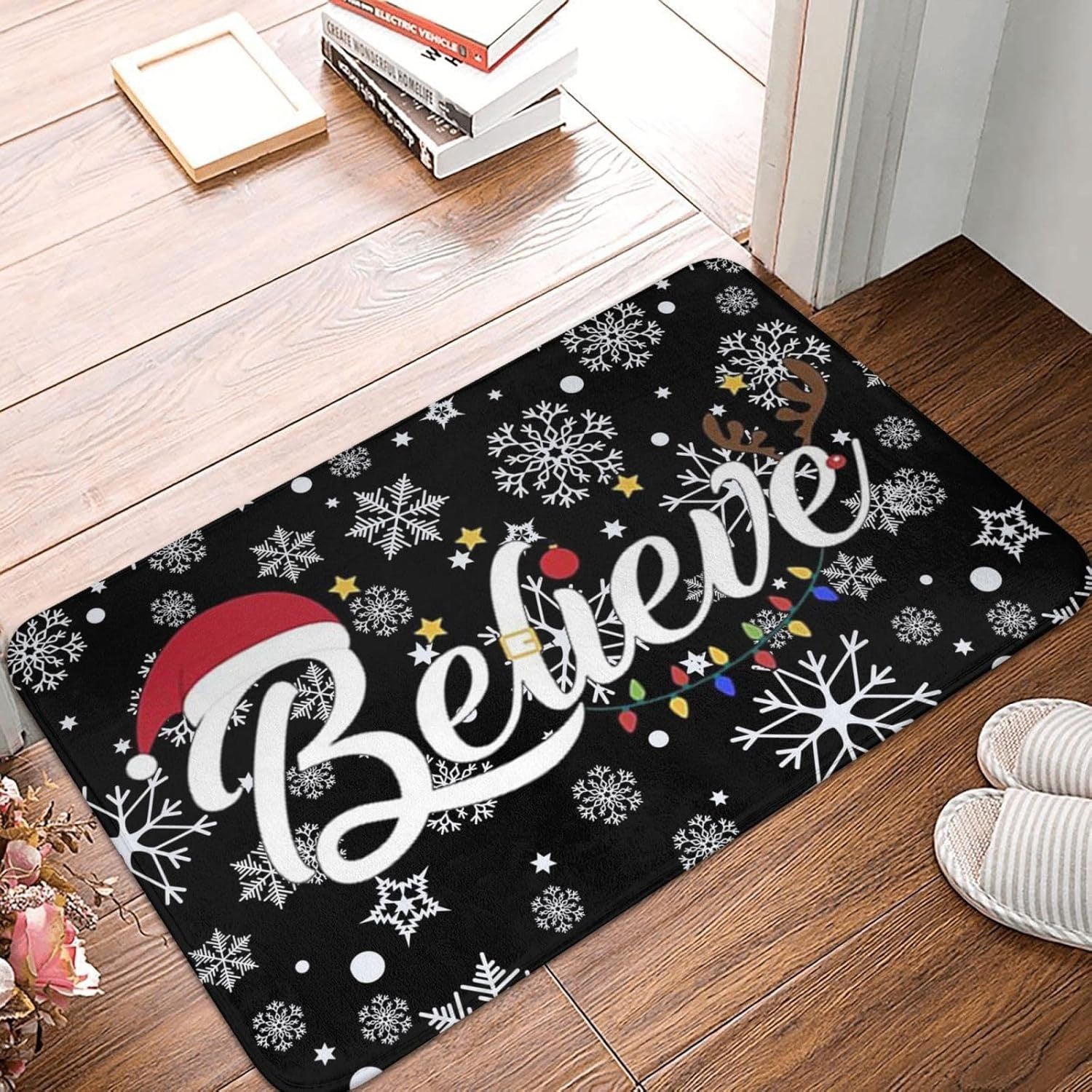 Christmas Tree Carpet Living Room Bedroom Mats Kitchen Bathroom Rugs