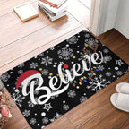 Christmas Tree Carpet Living Room Bedroom Mats Kitchen Bathroom Rugs