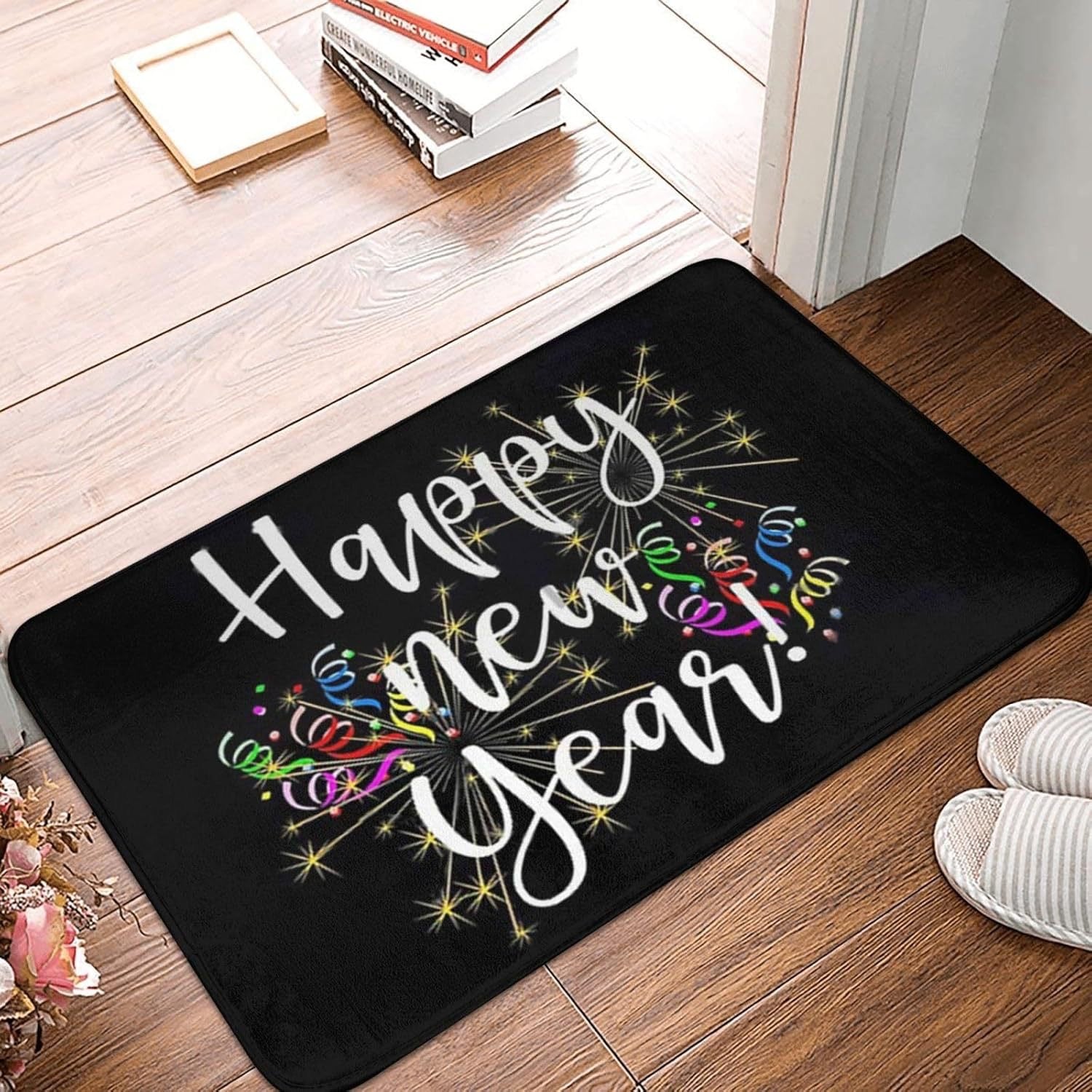 Christmas Tree Carpet Living Room Bedroom Mats Kitchen Bathroom Rugs