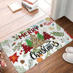 Christmas Tree Carpet Living Room Bedroom Mats Kitchen Bathroom Rugs