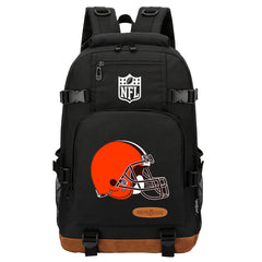 Cleveland Browns Football Team Rugby Waterproof Backpack School Notebook Travel Bag