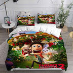 Cloudy with a Chance of Meatballs Cosplay Bedding Set Duvet Cover Pillowcases Halloween Home Decor