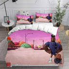 Cloudy with a Chance of Meatballs Cosplay Bedding Set Duvet Cover Pillowcases Halloween Home Decor