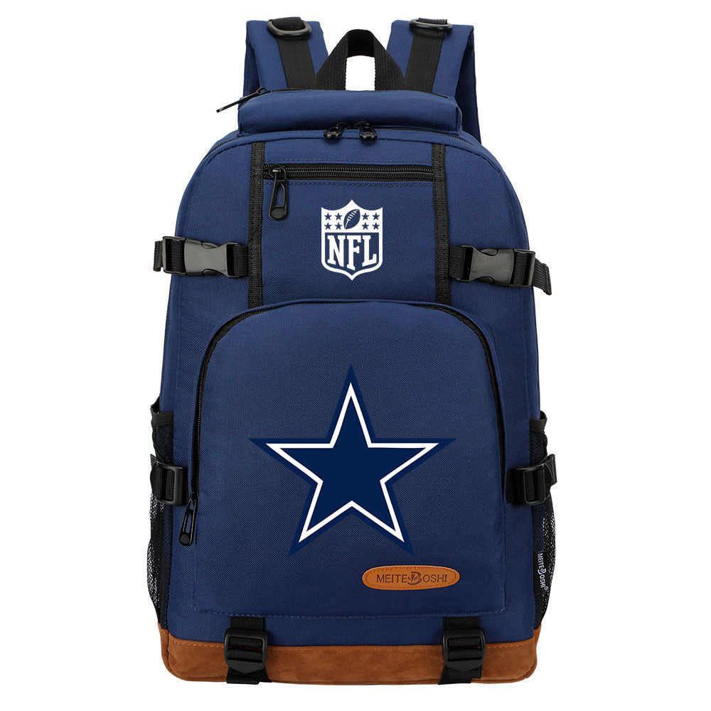 Dallas Cowboys Football Team Rugby Waterproof Backpack School Notebook Travel Bag