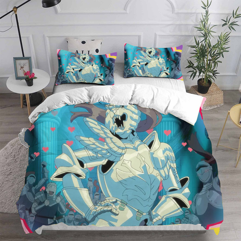 Delicious in Dungeon Cosplay Bedding Set Duvet Cover Pillowcases Halloween Home Decor