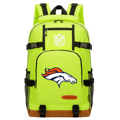Denver Broncos Football Team Rugby Waterproof Backpack School Notebook Travel Bag