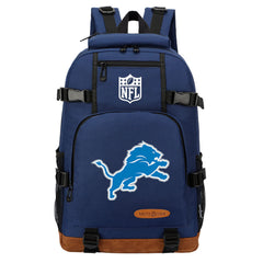 Detroit Lions Football Team Rugby Waterproof Backpack School Notebook Travel Bag