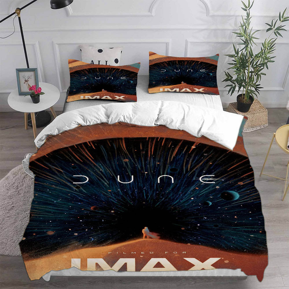 Dune Cosplay Bedding Set Duvet Cover Pillowcases Halloween Home Decor