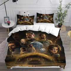 Dune Cosplay Bedding Set Duvet Cover Pillowcases Halloween Home Decor