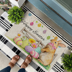 Easter Bunny Carpet Living Room Bedroom Mats Kitchen Bathroom Rugs