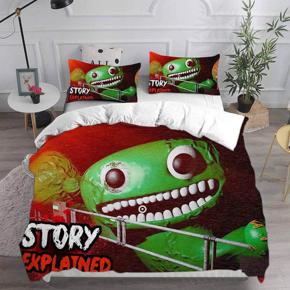 Garten of Banban Cosplay Bedding Set Duvet Cover Pillowcases Halloween Home Decor