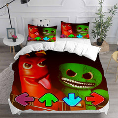 Garten of Banban Cosplay Bedding Set Duvet Cover Pillowcases Halloween Home Decor