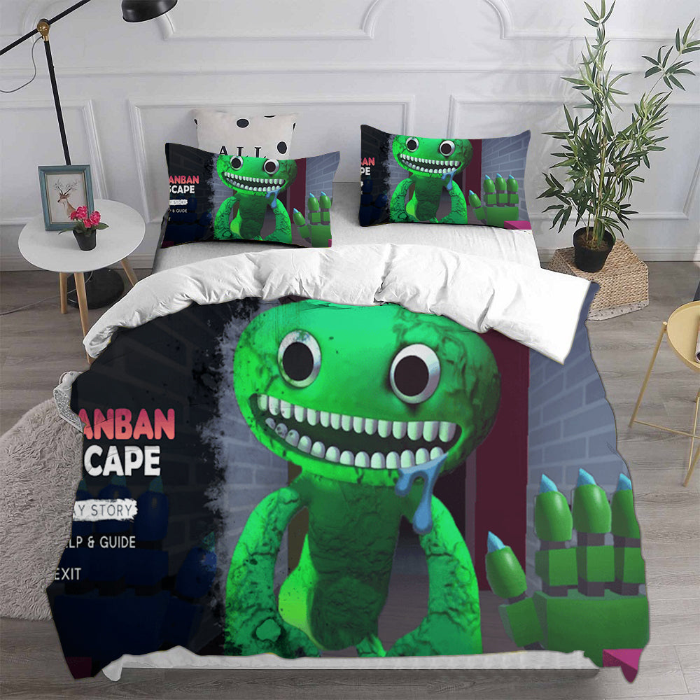 Garten of Banban Cosplay Bedding Set Duvet Cover Pillowcases Halloween Home Decor