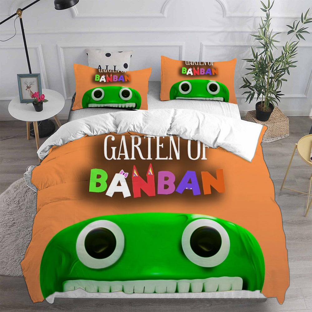 Garten of Banban Cosplay Bedding Set Duvet Cover Pillowcases Halloween Home Decor