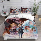 Granblue Fantasy Cosplay Bedding Set Duvet Cover Pillowcases Halloween Home Decor
