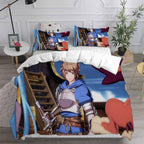 Granblue Fantasy Cosplay Bedding Set Duvet Cover Pillowcases Halloween Home Decor