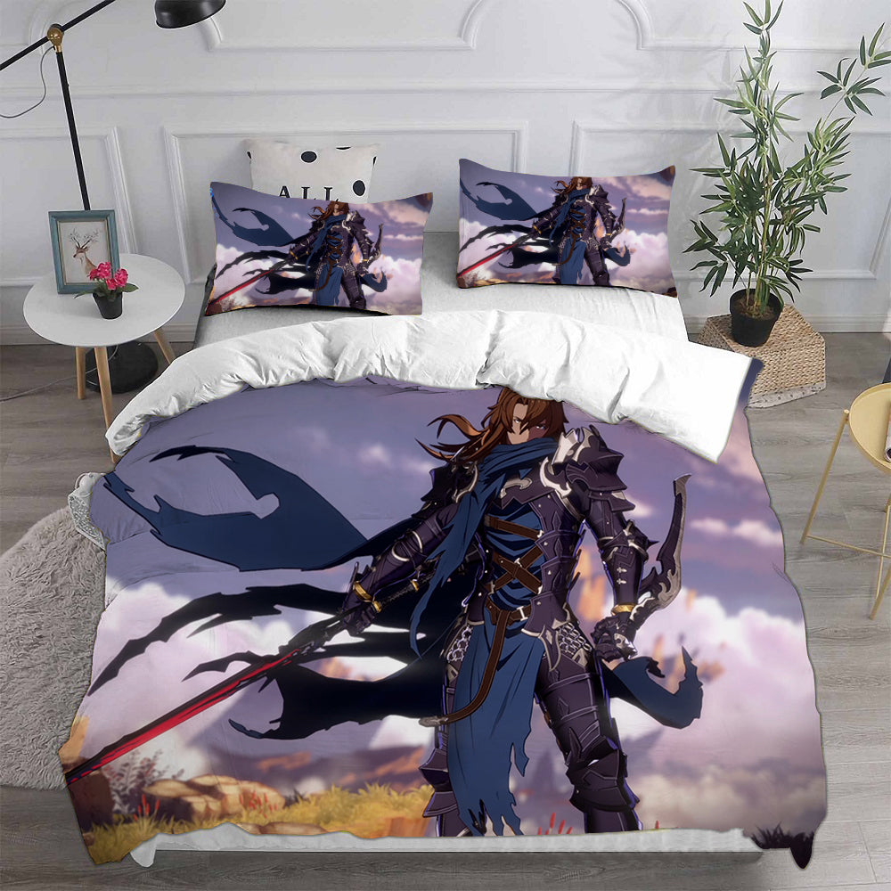 Granblue Fantasy Cosplay Bedding Set Duvet Cover Pillowcases Halloween Home Decor