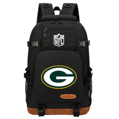 Green Bay Packers Football Team Rugby Waterproof Backpack School Notebook Travel Bag