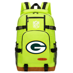 Green Bay Packers Football Team Rugby Waterproof Backpack School Notebook Travel Bag