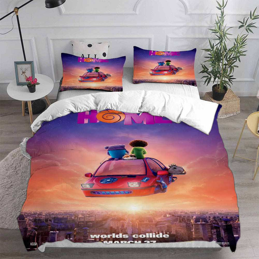 Home Cosplay Bedding Set Duvet Cover Pillowcases Halloween Home Decor