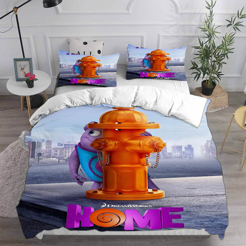 Home Cosplay Bedding Set Duvet Cover Pillowcases Halloween Home Decor