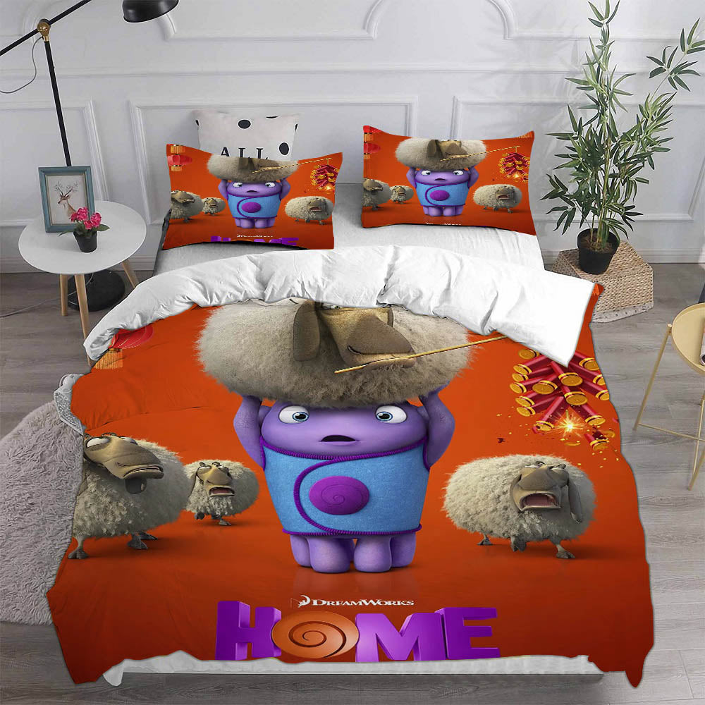 Home Cosplay Bedding Set Duvet Cover Pillowcases Halloween Home Decor