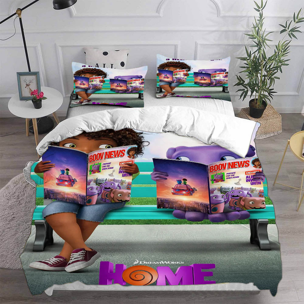 Home Cosplay Bedding Set Duvet Cover Pillowcases Halloween Home Decor