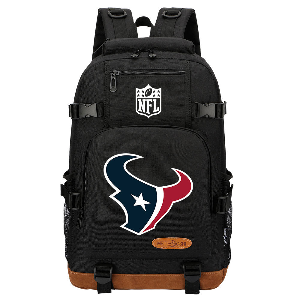 Houston Texans Football Team Rugby Waterproof Backpack School Notebook Travel Bag