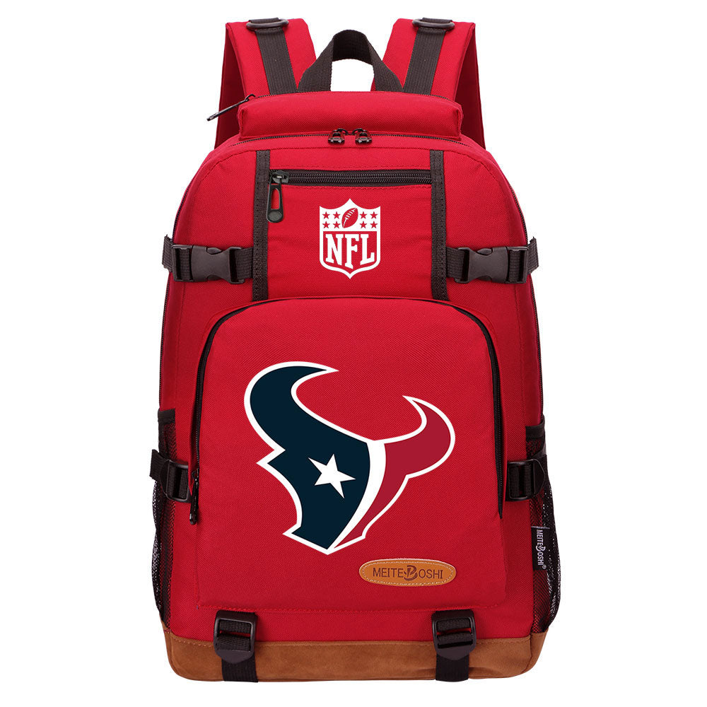Houston Texans Football Team Rugby Waterproof Backpack School Notebook Travel Bag
