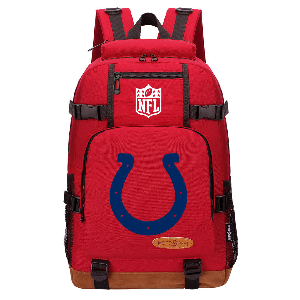 Indianapolis Colts Football Team Rugby Waterproof Backpack School Notebook Travel Bag
