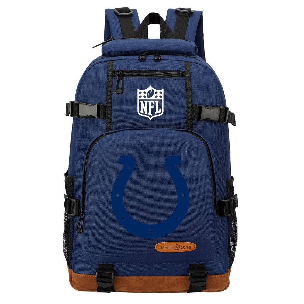 Indianapolis Colts Football Team Rugby Waterproof Backpack School Notebook Travel Bag