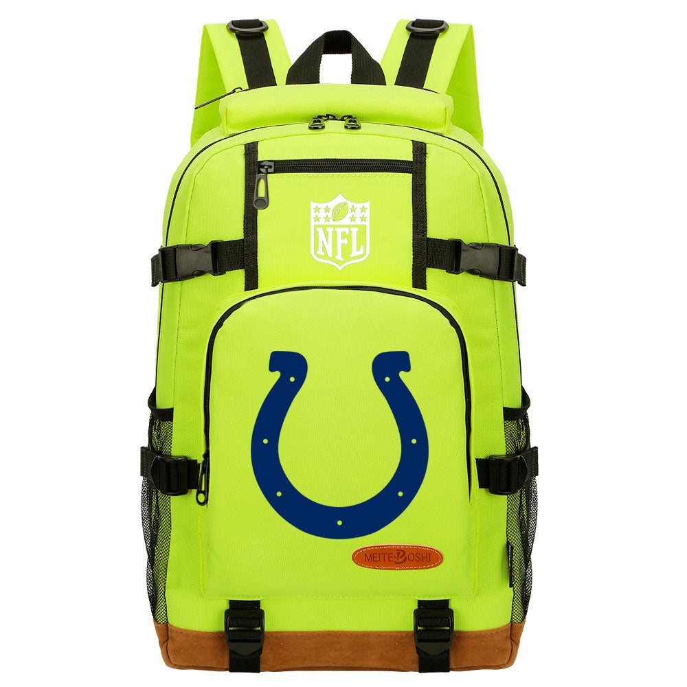 Indianapolis Colts Football Team Rugby Waterproof Backpack School Notebook Travel Bag