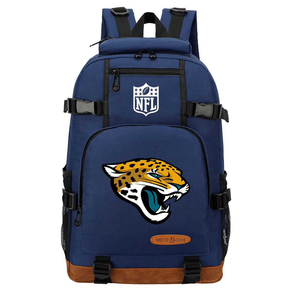 Jacksonville Jaguars Football Team Rugby Waterproof Backpack School Notebook Travel Bag