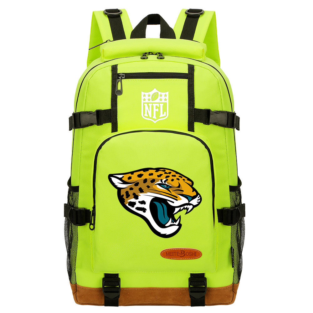 Jacksonville Jaguars Football Team Rugby Waterproof Backpack School Notebook Travel Bag