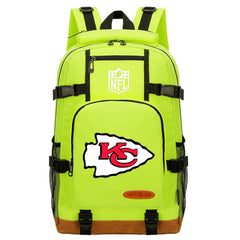 Kansas City Chiefs Football Team Rugby Waterproof Backpack School Notebook Travel Bag