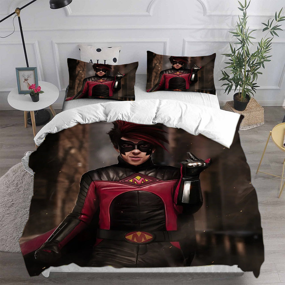 Kick Ass Cosplay Bedding Set Duvet Cover Pillowcases Halloween Home Decor